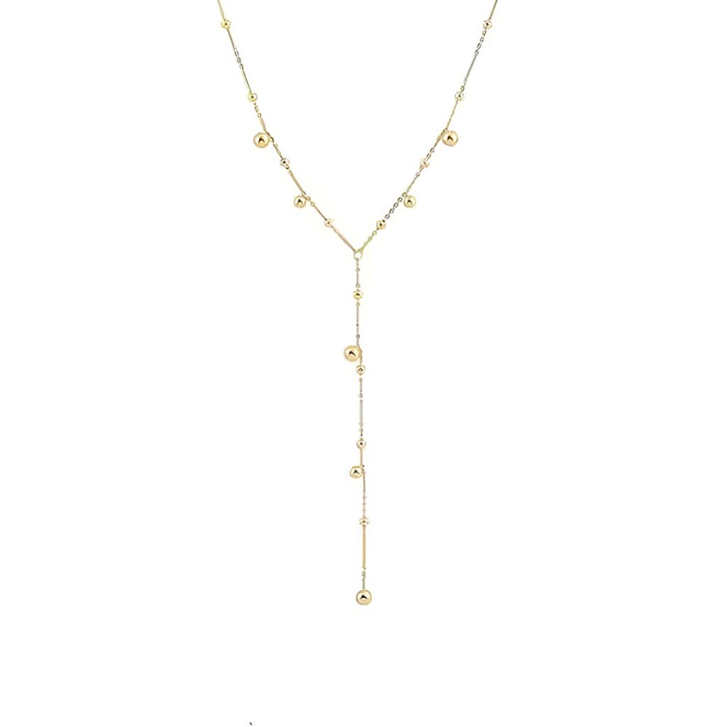 Collier en Y Béa doré
