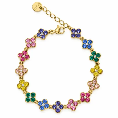 Bracelet Princesse doré multicolore