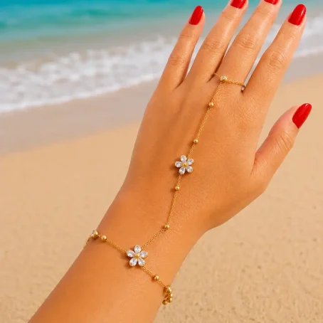 Chaine de main Naomie en acier inoxydable